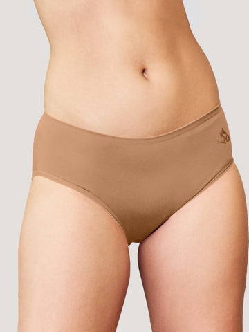 Kalyani Vami Medium Coverage Cotton Lycra Panties for Girls | Pack of 3 (Light Colour - 3 Different Colour))