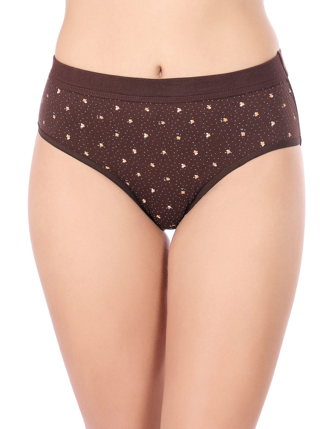 Body Care (2937) Hipster Coverage Cotton Lycra Panties for Girls | Pack of 3 (Dark Colour-3 Different Colour)