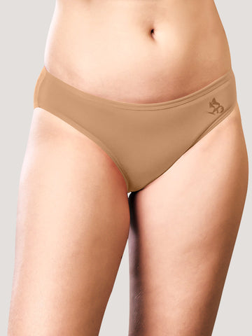 Kalyani Reeva  Bikni Coverage Cotton Lycra Panties for Girls | Pack of 3 (Light Colour - 3 Different Colour))