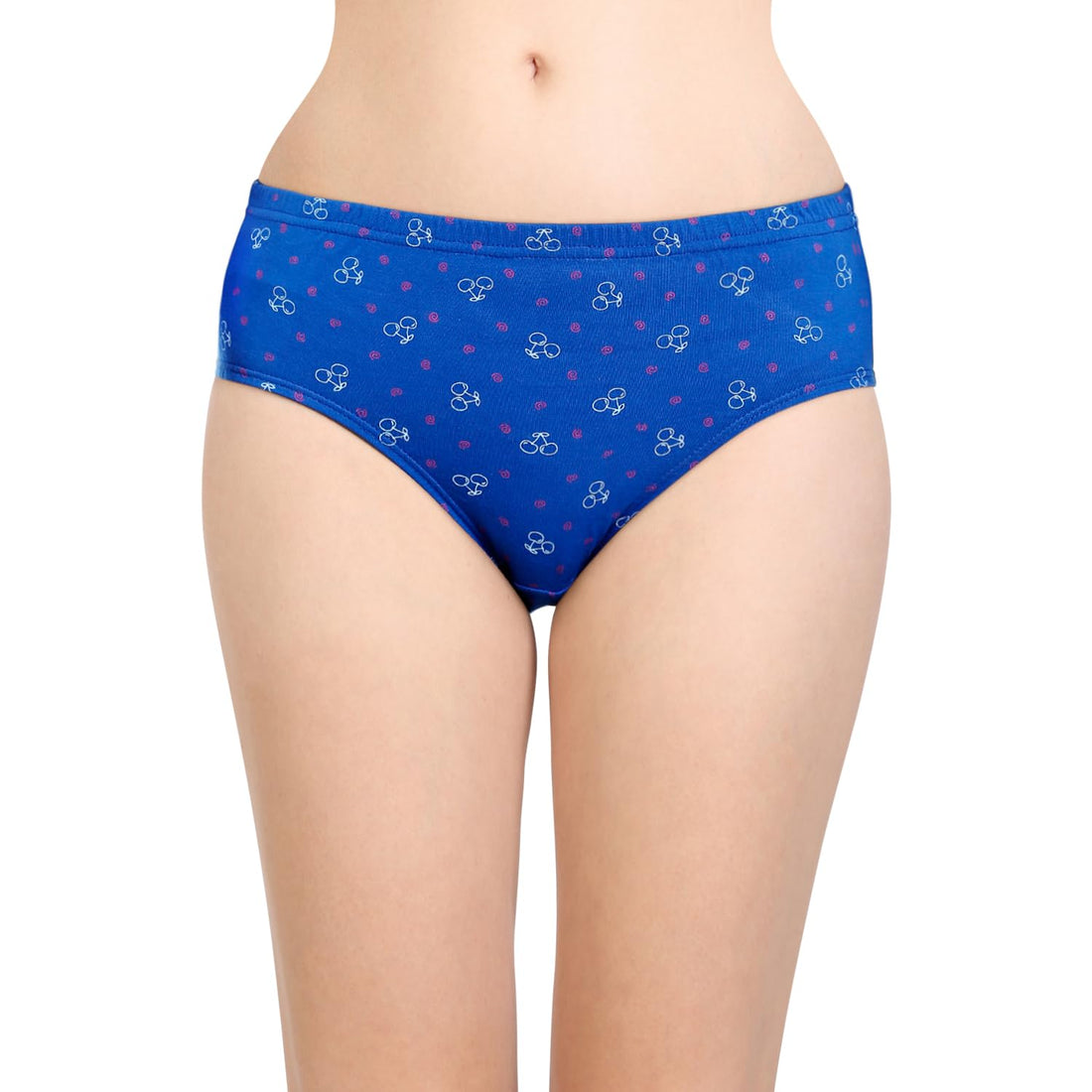 Body Care (3700) Hipster Coverage Cotton Lycra Panties for Girls | Pack of 3 (Dark Colour-3 Different Colour)