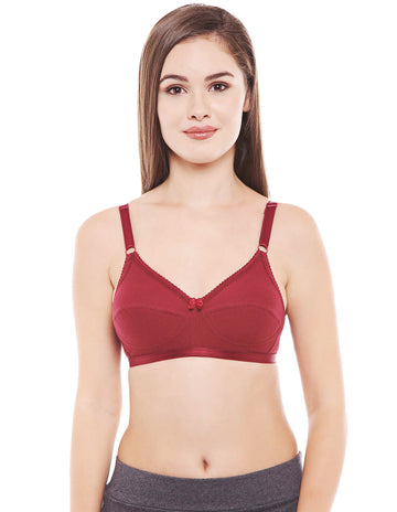 Perfect Coverage Bra-1517 Maroon