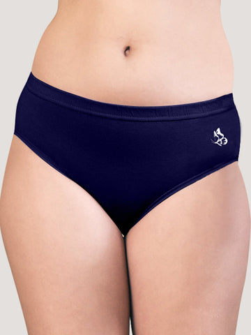 Kalyani Eve Hipster Coverage Cotton Lycra Panties for Girls | Pack of 3 (Dark Colour - 3 Different Colour))