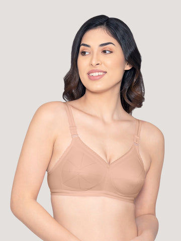 Tipsy (Comfort) Cotton bra Fawan
