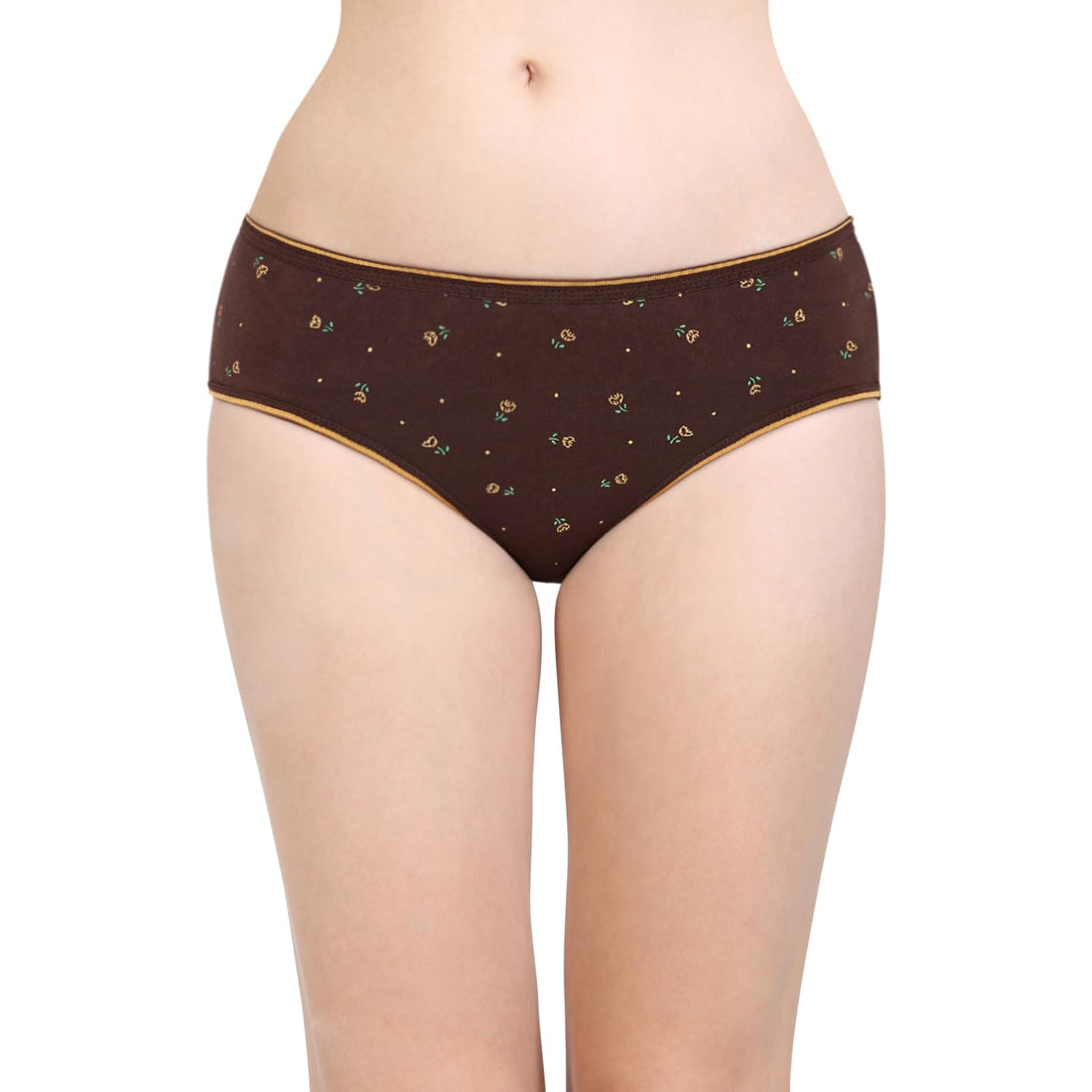 Body Care (400) Hipster Coverage Cotton Lycra Panties for Girls | Pack of 3 (Dark Colour-3 Different Colour)