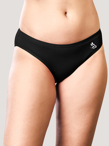 Kalyani Reeva  Bikni Coverage Cotton Lycra Panties for Girls | Pack of 3 (Dark Colour - 3 Different Colour))