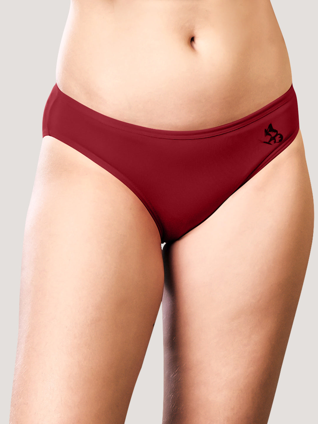 Kalyani Reeva  Bikni Coverage Cotton Lycra Panties for Girls | Pack of 3 (Dark Colour - 3 Different Colour))