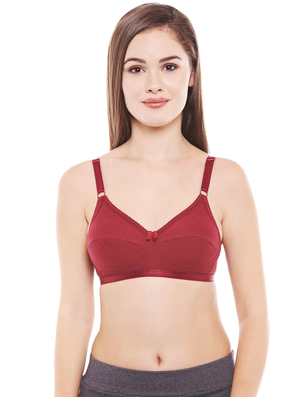Perfect Coverage Bra-1517 Maroon