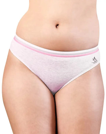Kalyani Rumi  Medium Coverage Cotton Lycra Panties for Girls | Pack of 3 (Light Colour - 3 Different Colour))