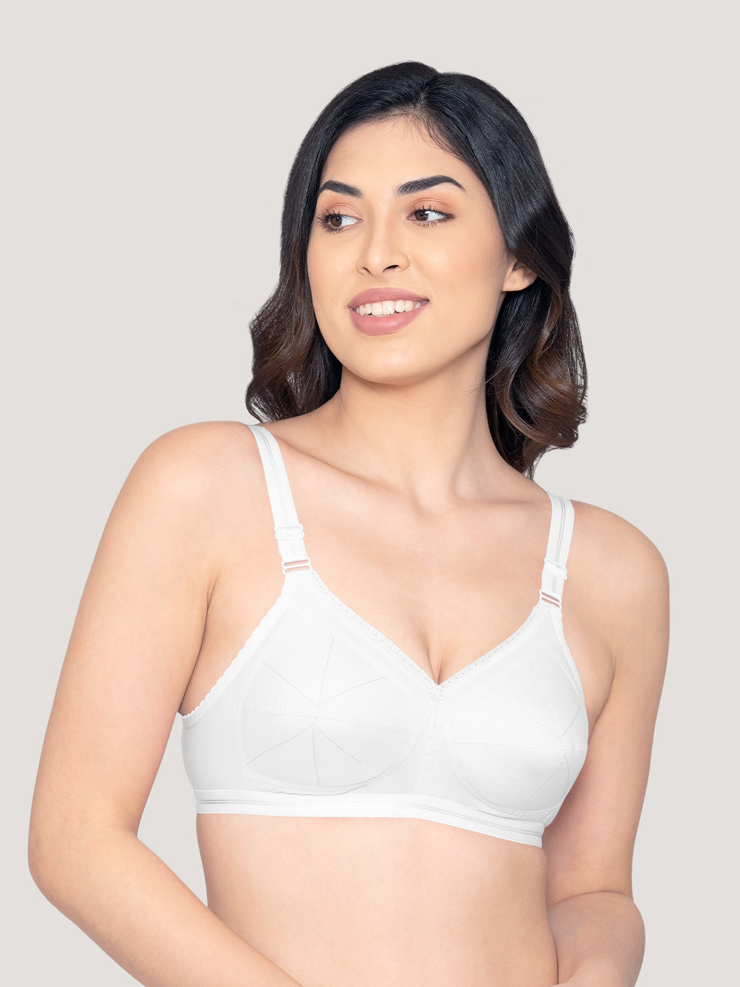 Tipsy (Comfort) Cotton bra White
