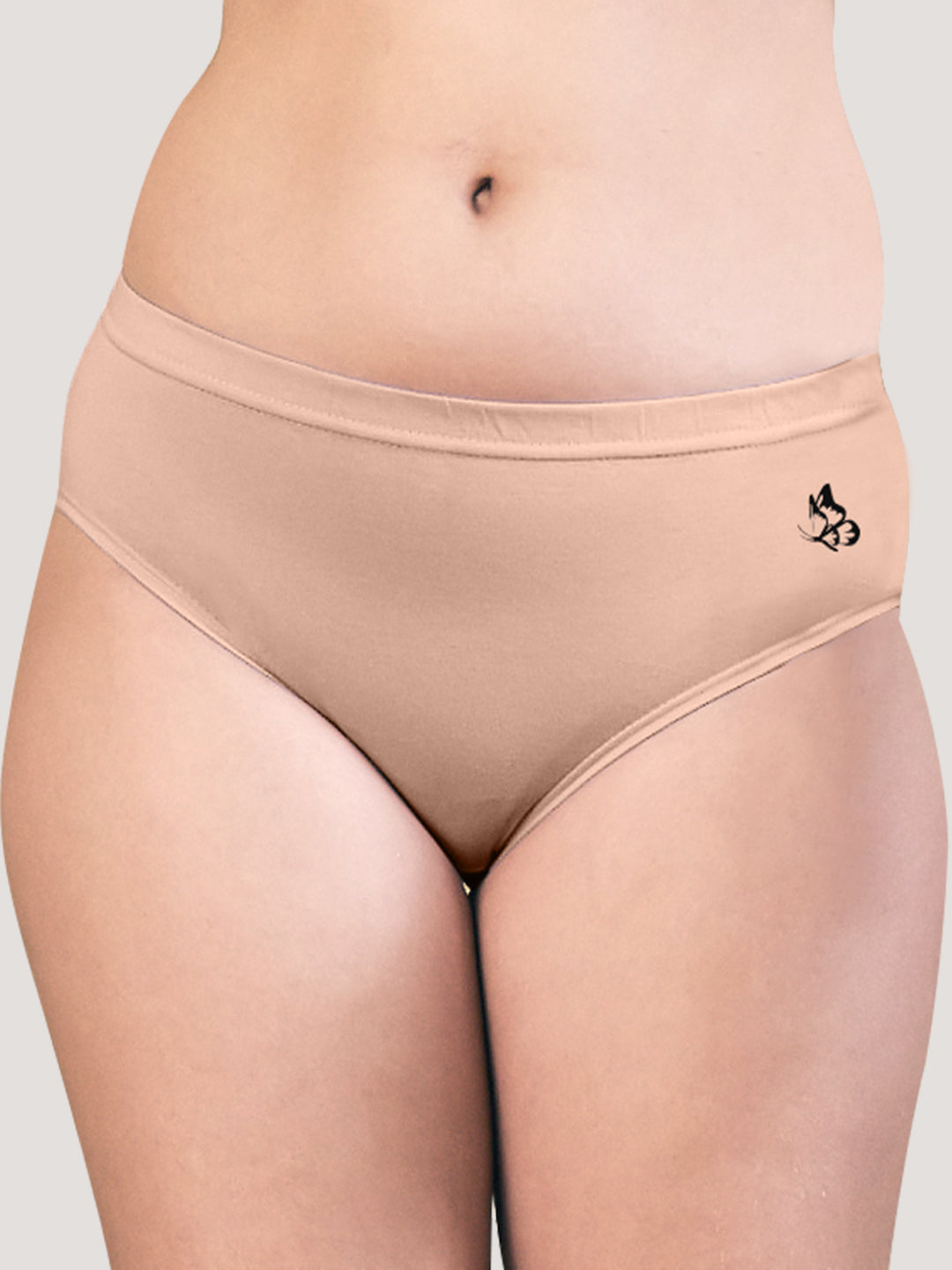 Kalyani Eve Hipster Coverage Cotton Lycra Panties for Girls | Pack of 3 (Light Colour - 3 Different Colour))
